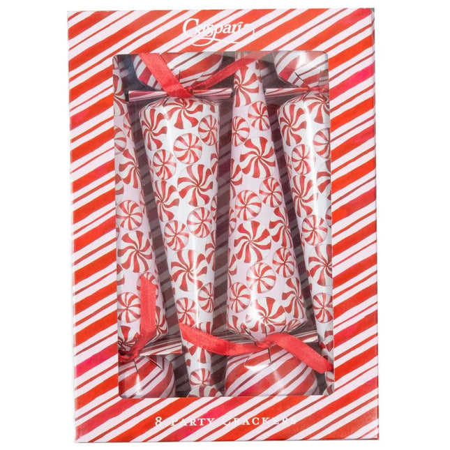 Peppermint 10" Luxury Cone Crackers - 8 per box