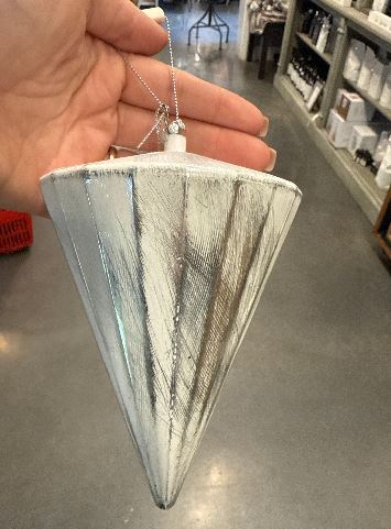 6" Cone Ornament