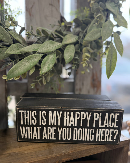 This is My Happy Place Sign image 0