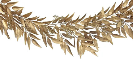 70"L Metallic Leaf Garland
