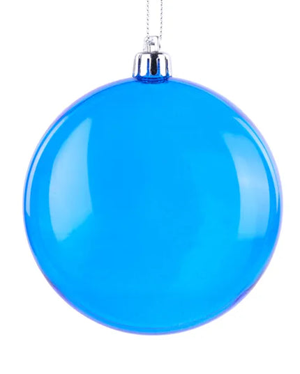 100mm Clear Spray Finish 2D Disc Ornament