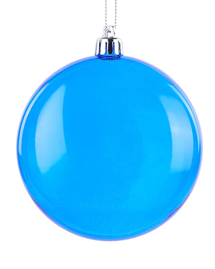 100mm Clear Spray Finish 2D Disc Ornament