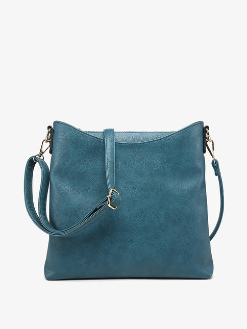 Emma 3 Compartment Crossbody w/ Snap Closure Purse