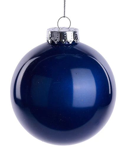 100mm Lacquer/Glass Look Ornament