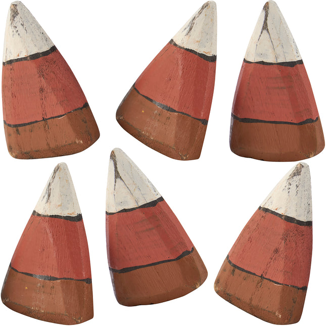 Wooden Candy Corn Bowl Filler image 0