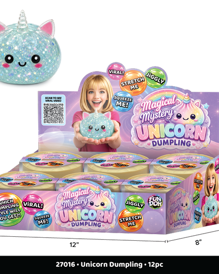 Fun Doh Unicorn Mystery Dumpling Squishy Toy