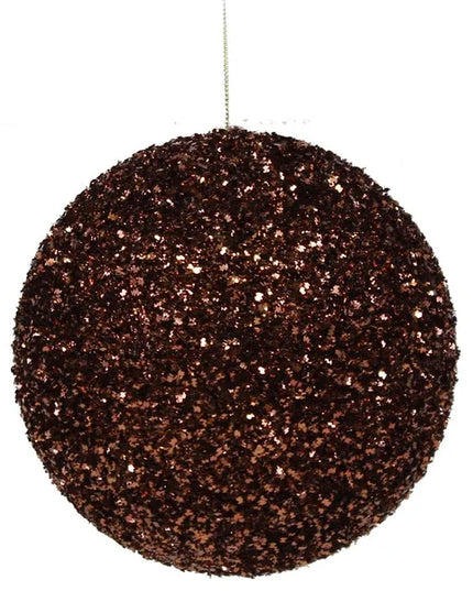 6" Glitter Ball Ornament