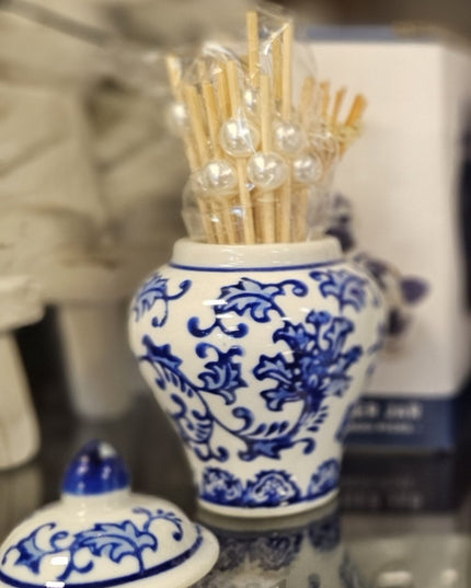 Mini Ginger Jar with Picks image 1