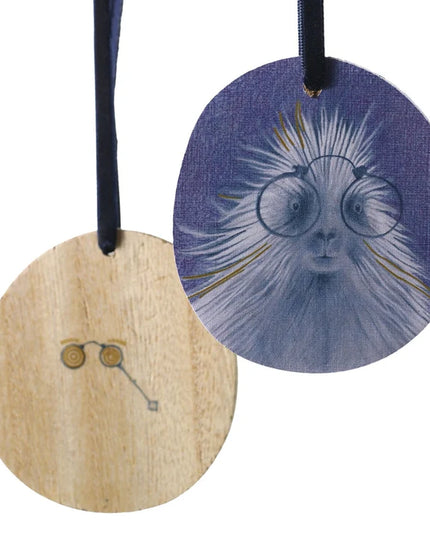 Wooden Distinguished Animal Ornament (Assorted)