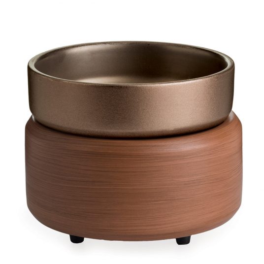 Pewter Walnut 2-In-1 Classic Fragrance Warmer image 0