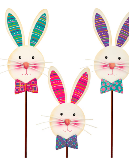 Patterned Rabbits & Bowties