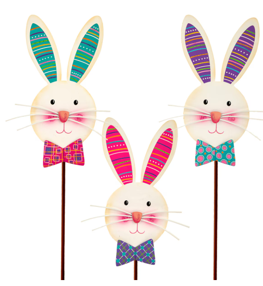 Patterned Rabbits & Bowties