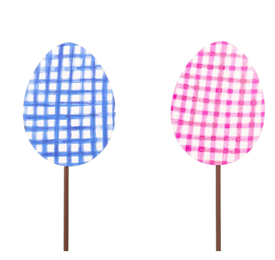 Gingham Eggs