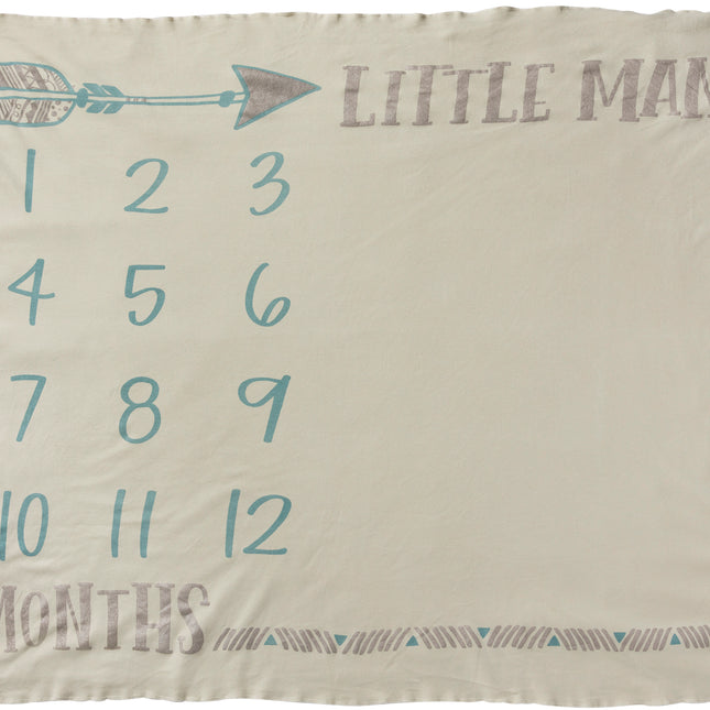 Milestone Blanket - Little Man image 0