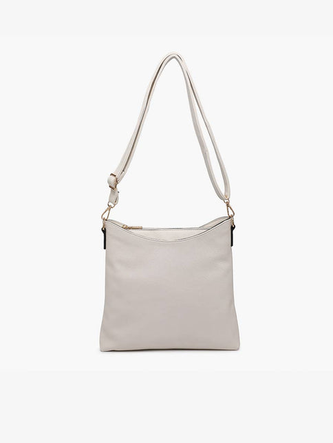 Emma 3 Compartment Crossbody w/ Snap Closure Purse