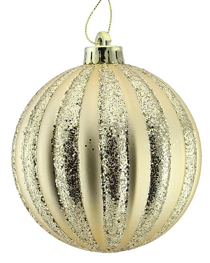 120mm Glitter Vertical Stripe Ball