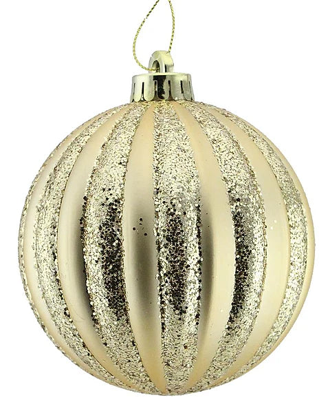 120mm Glitter Vertical Stripe Ball