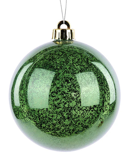 120mm Antique Wash Smooth Ball Ornament