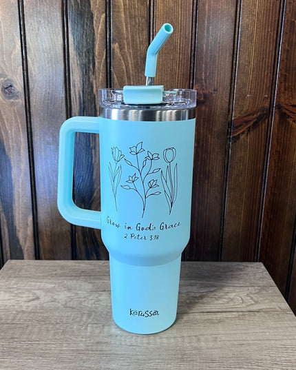 Grow In God's Grace 40 oz Tumbler image 0