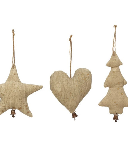 Antique Canvas Ornament - 3 Styles image 0