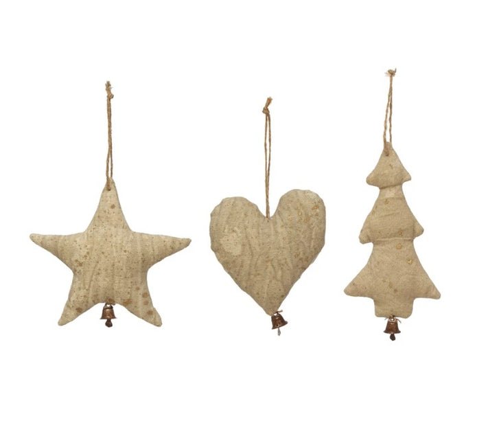 Antique Canvas Ornament - 3 Styles image 0