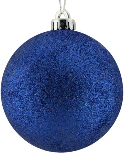 150MM Glittered Ball Royal Blue image 0