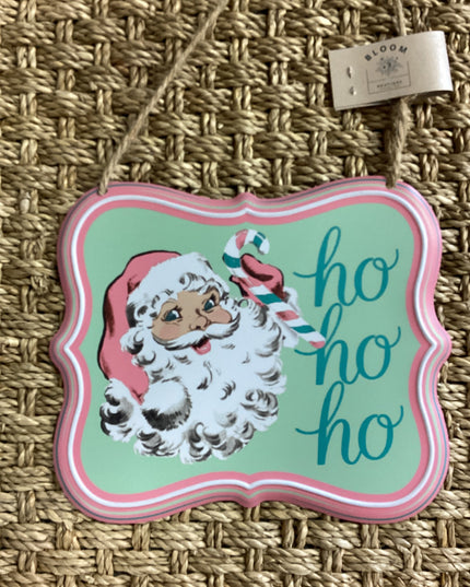 Pastel Santa Sign image 0
