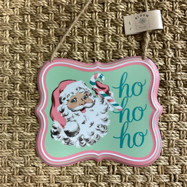 Pastel Santa Sign image 0