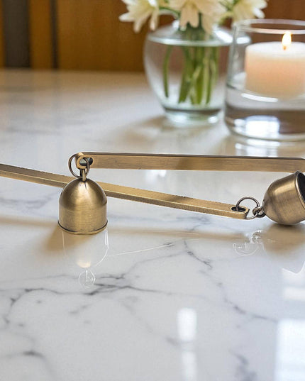 Antique Brass Bell Snuffer