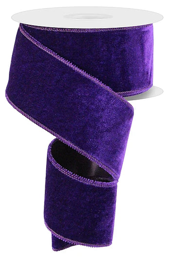 2.5"x10Y Velvet/Satin Backing (Assorted Colors)