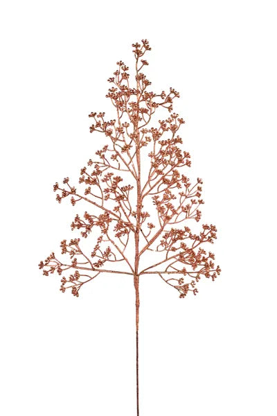 27"L Metallic Seeded Berry Spray