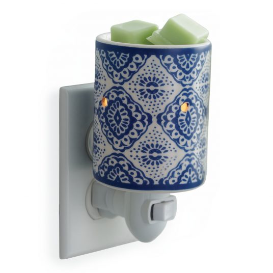 Indigo Porcelain Pluggable Fragrance Warmer image 0