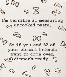 Funny Swedish Dishcloths - Uncooked Pasta image 0