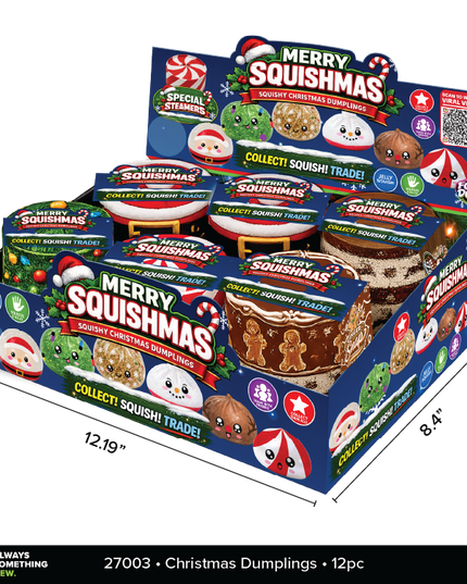 Fun Doh Christmas Dumpling Squishy Toy