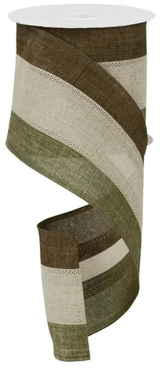 4" x 10yd 3 Color 3-In-1 Royal Burlap