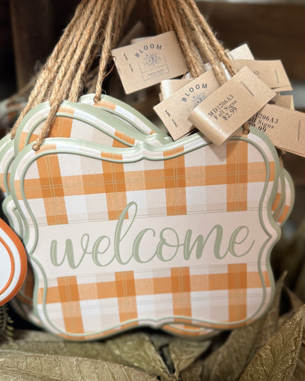 Welcome Metal Sign image 0