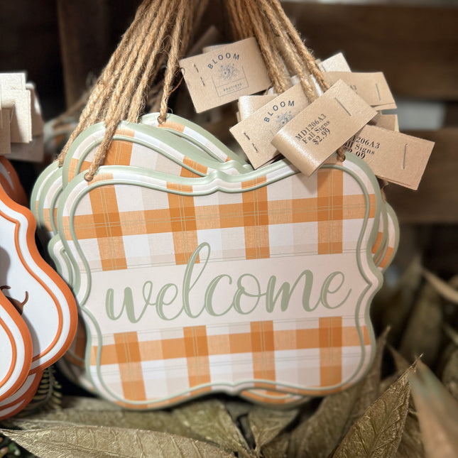 Welcome Metal Sign image 0