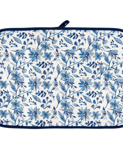 Blue Florals Drying Mat image 1