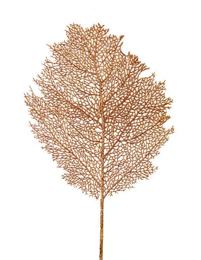 36" Glitter Coral Spray