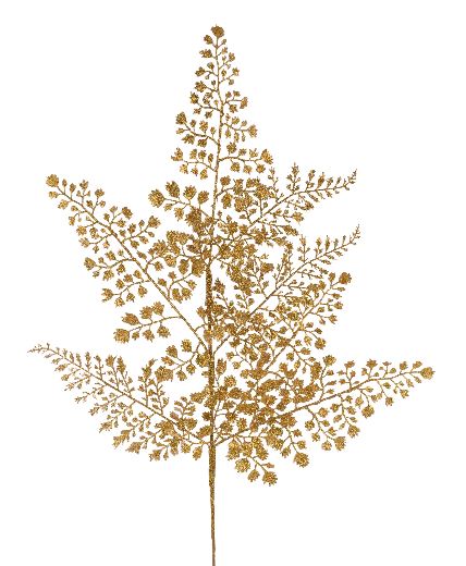 23" Glitter Maidenhair Fern Spray
