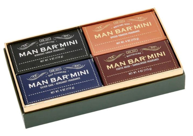 Man Bar Mini 4pc Boxed Gift Set