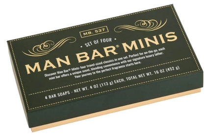 Man Bar Mini 4pc Boxed Gift Set