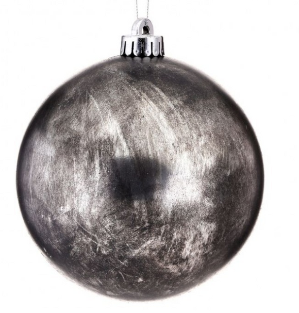 140mm Antique Silver VP Ball Ornament