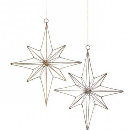 10" Wire Star of Bethlehem Ornament