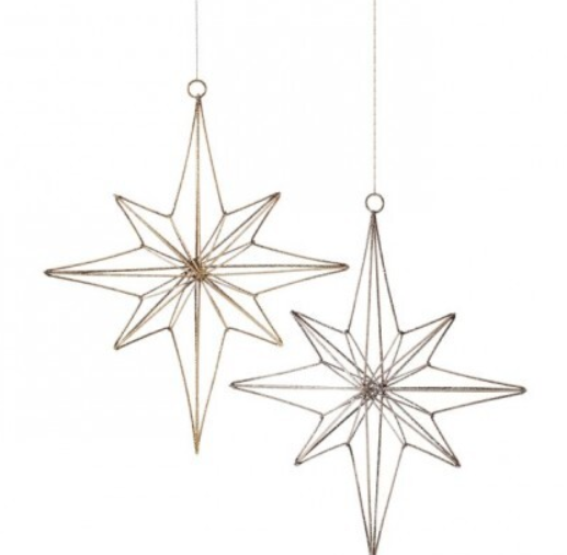10" Wire Star of Bethlehem Ornament
