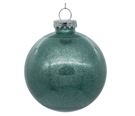 6" Glitter Clear Ball