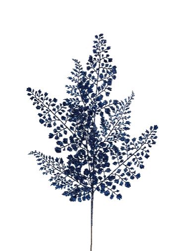23" Glitter Maidenhair Fern Spray