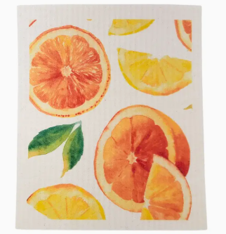 Orange Swedish Dishcloth