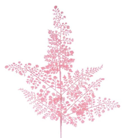 23" Glitter Maidenhair Fern Spray