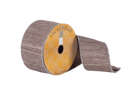 Pewter Ribbon 2.5" x 10 yds